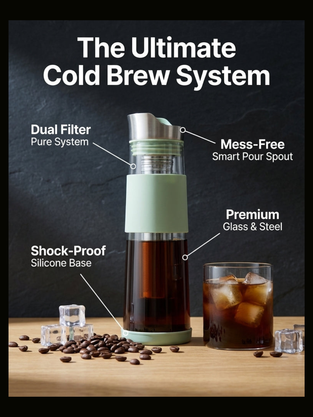 Brew and Go Cold Brew Coffee Maker